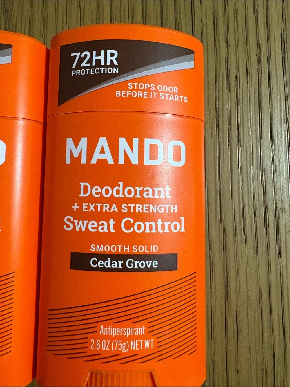 Cedar Grove Sweat Control Deodorant — Orange